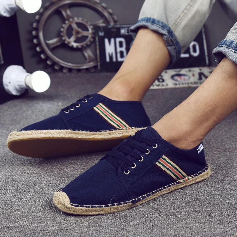 Buono Scarpe женские эспадрильи Мужские туфли на плоской подошве ботинки в рыбацком