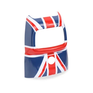 union jack Юнион Джек внутреннее покрытие наклейка задняя вентиляционная крышка Украшение Наклейка аксессуары для mini cooper F60 земляк автомобиль-Стайлинг - Название цвета: union jack