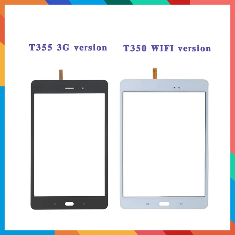 

8.0" For Samsung Galaxy Tab A 8.0 T355 T350 SM-T355 SM-T350 Tablet Touch Screen Digitizer Sensor Front Outer Glass Lens Panel