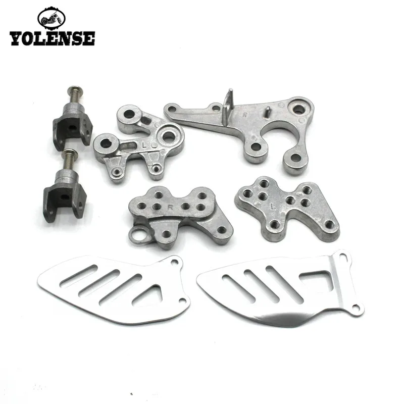 

For SUZUKI GSXR1000 GSX-R1000 GSXR 1000 2005-2011 Motorcycle Footrests Front Foot Pegs Pedals Rest Footpegs Bracket