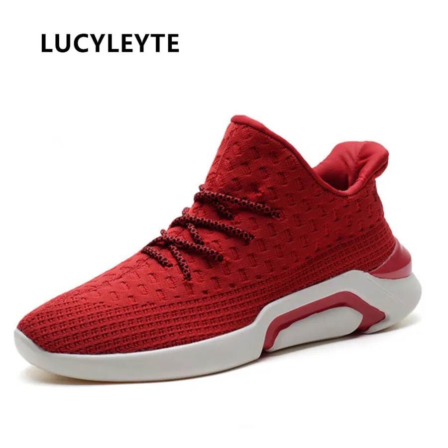 

2018 Spring new mesh cloth woven men's running shoes lightweight breathable trend of student sports shoes