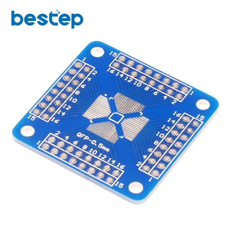 5 шт. пинборд SMD QFP32/44/64 для DIP 0 мм 8 штырьковый адаптер конвертер|smd to dip|smd dip adaptersmd |
