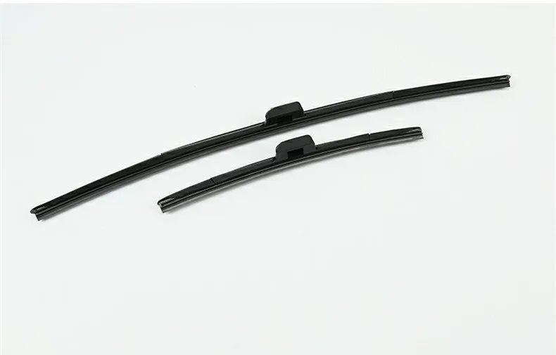 Black 2pcs Для Nissan Sentra 2012- бескостная Щетка стеклоочистителя трехступенчатая щетка стеклоочистителя для лобового стекла передняя внешняя отделка автомобильные аксессуары - Цвет: Black 2pcs