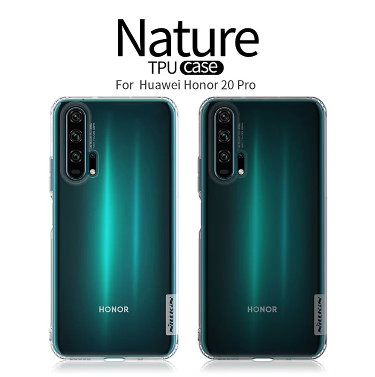Для huawei Honor 20 чехол Nillkin натуральный прозрачный мягкий кремний TPU Защитный чехол для huawei Honor 20 Pro Чехол 6,26''