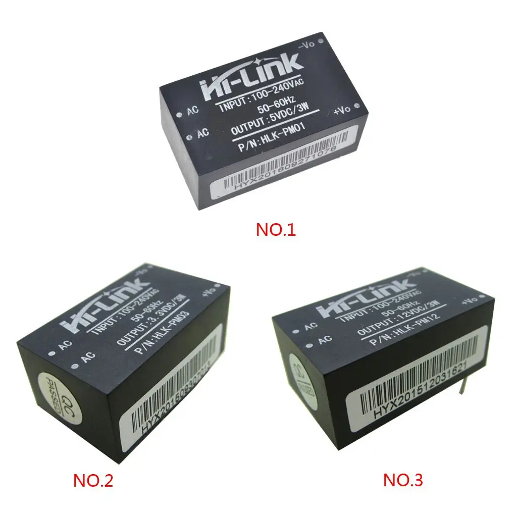 HLK PM01 PM03 PM12 мини Питание модуль интеллигентая (ый) бытовой выключатель питания AC DC