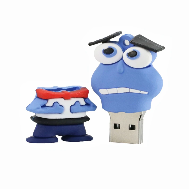 Экспрессия usb флэш накопитель мультфильм USB 2 0 128 Мб 32 Гб 64 памяти переносной