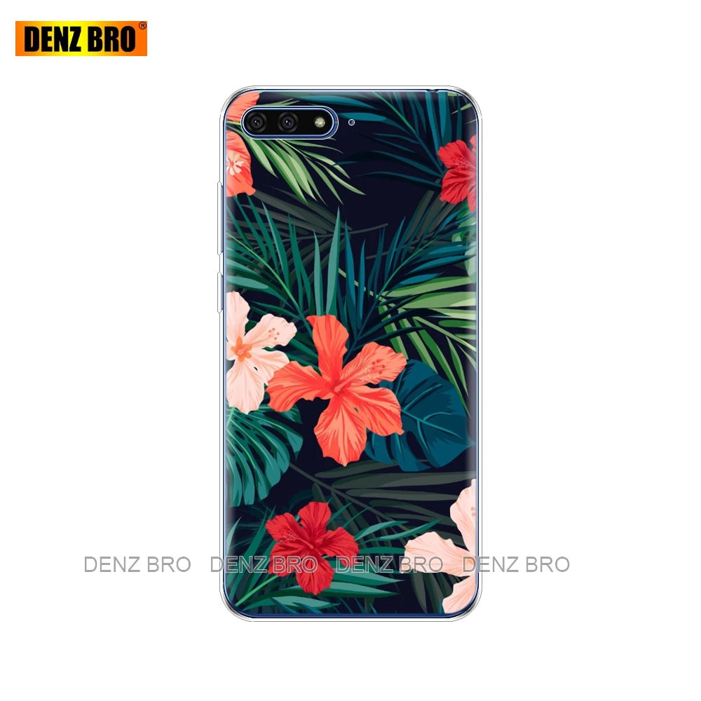 61687 Силиконовый чехол для huawei Y6 чехол 5,7 дюймов Atu-L21 телефон для huawei Y6 Prime Защитный Мягкий ТПУ чехол бампер - Цвет: 61687