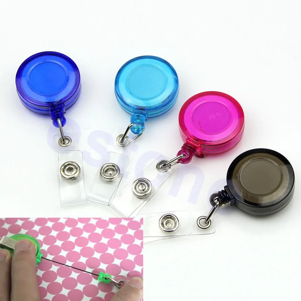 1 шт. выдвижной держатель для удостоверения личности лыжного пропуска брелок