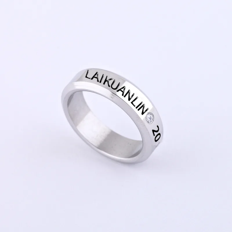[MYKPOP]WANNA ONE RING LAI Guan Lin Ring K POP ювелирные изделия кольца кольцо на день рождения для