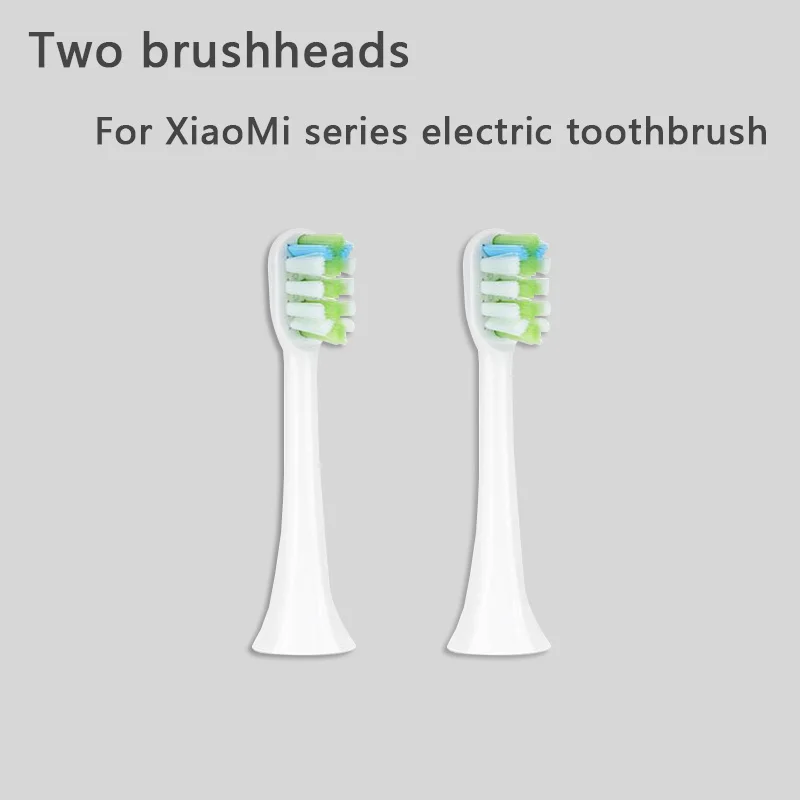 2 white brush heads Съемные насадки для зубной щетки для электрической зубной щетки xiaomi сопло для xiaomi Mijia SOOCAS, X3 SOOCARE насадка для зубной щетки 5 - Цвет: 2 white brush heads
