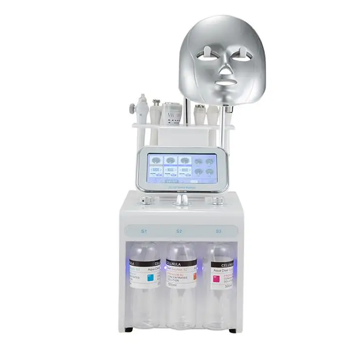 

2019 New Machine H2O2 water oxygen skin cleaning Hydro Skin Revitalizer aqua peeling facial care ultrasound Waesen