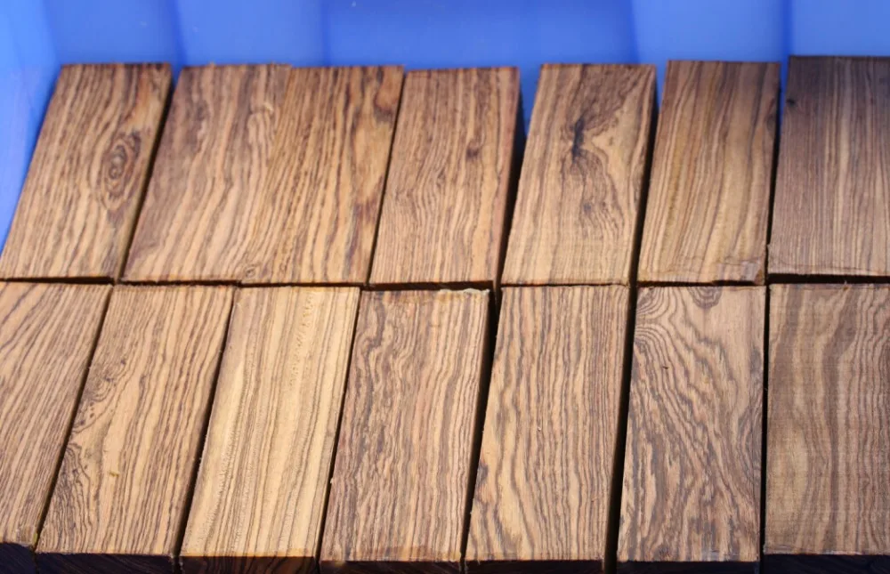 Заготовки для ножей Bocote 120x40x30 мм материал рукоятки пистолета из дерева |