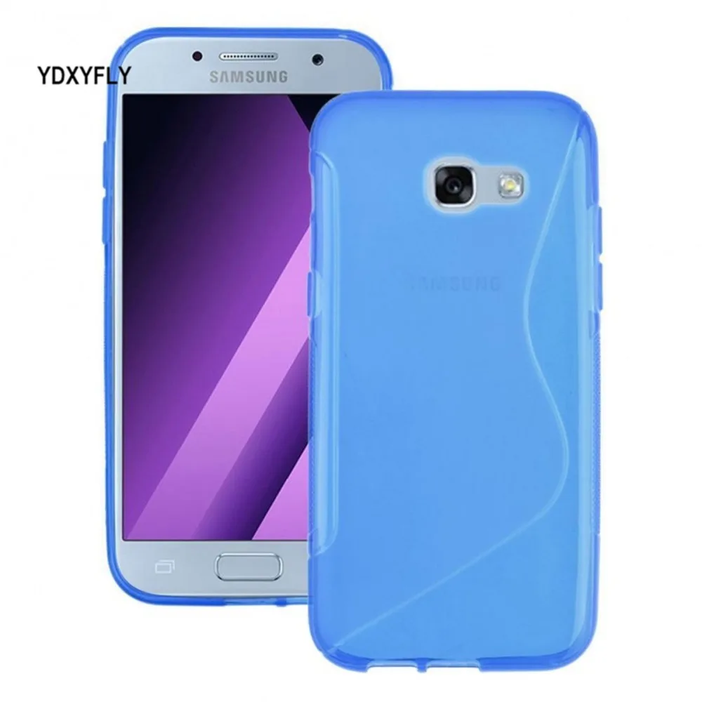 Гибкий чехол для samsung Galaxy A3 A5 A7 2016 2017 A320 A520 A720 S линии ТПУ A310 a510 A710 Резина Матовая