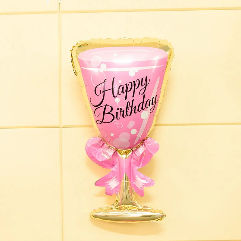 Воздушные шары из фольги в виде бутылки для шампанского 2 шт. | Дом и сад