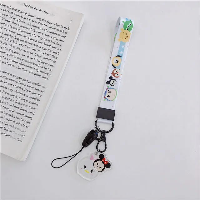 62 Cardcaptor Sakura Sesame Street totoro stitch Монстры шаблон ремень для телефона ремешок на запястье короткий Канат - Цвет: 62