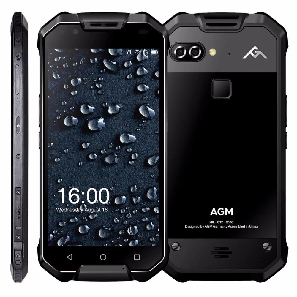AGM X2 IP68 Водонепроницаемый Мобильный телефон 5 &quot6 ГБ Оперативная память 64 ГБ/128