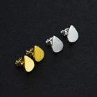 Великолепные Маленькие Геометрические серьги, модные ювелирные изделия, серьги-гвоздики в виде капли воды для женщин, свадебные сережки Oorbellen