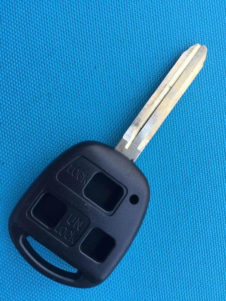 1 шт. Новые 3 кнопки дистанционного ключа FOB чехол для Toyota CAMRY RAV4 Corolla PRADO YARIS Toy43