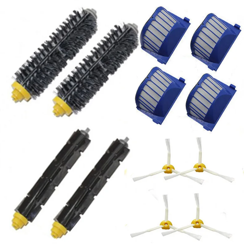 

New Bristle & Flexible Beater & Armed Brush & Aero Vac Filterfor Kit For iRobot Roomba 600 Series 620 630 650 660