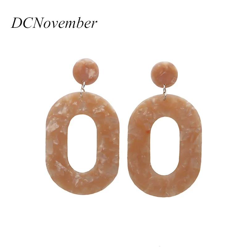 Fashion Women Pink Acetic Acid Drop Earrings Dangle for Lady Vintage Jewelry Gift | Украшения и аксессуары