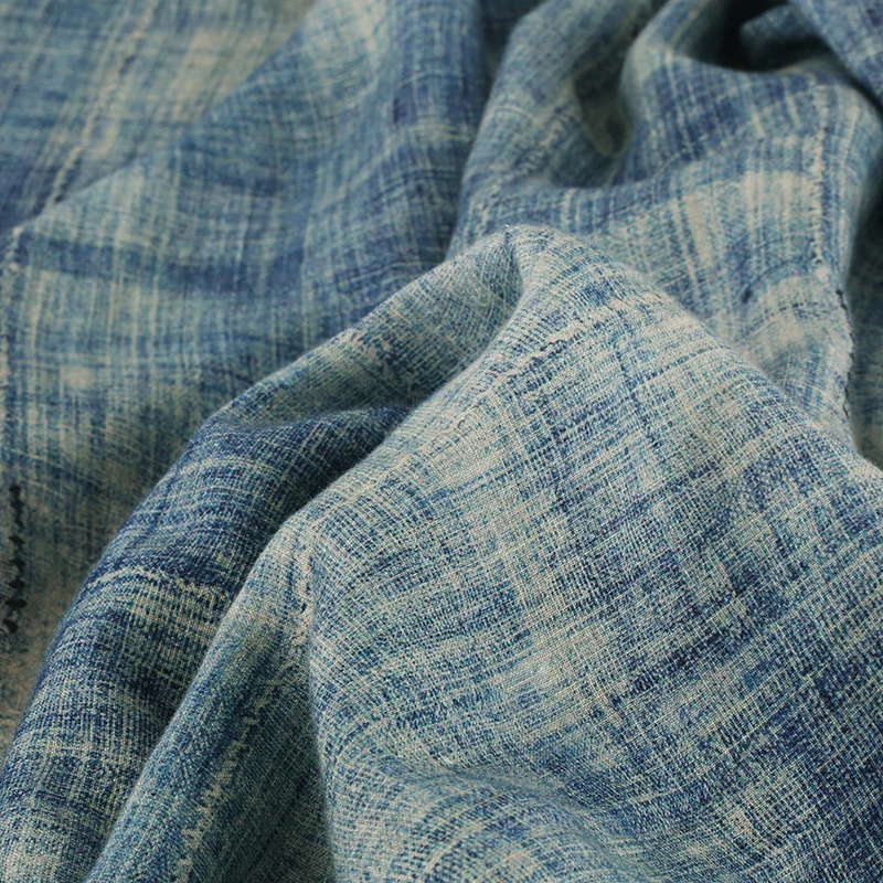 Высококачественный чистый Льняной материал утолщенная Осенняя швейная ткань