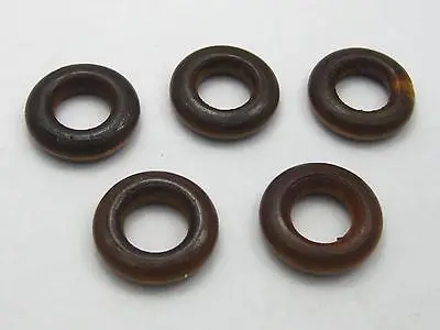 

100 Brown Round Ring Wood Beads 20mm ~Wooden Ring Beads