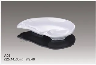 Имитация Высококачественный японский фарфор белые спирали закуски провалы