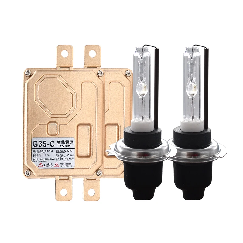 Комплект ксеноновых ламп для фар переменного тока 35 Вт EMC Canbus HID балласт Cnlight D2H H1 H7