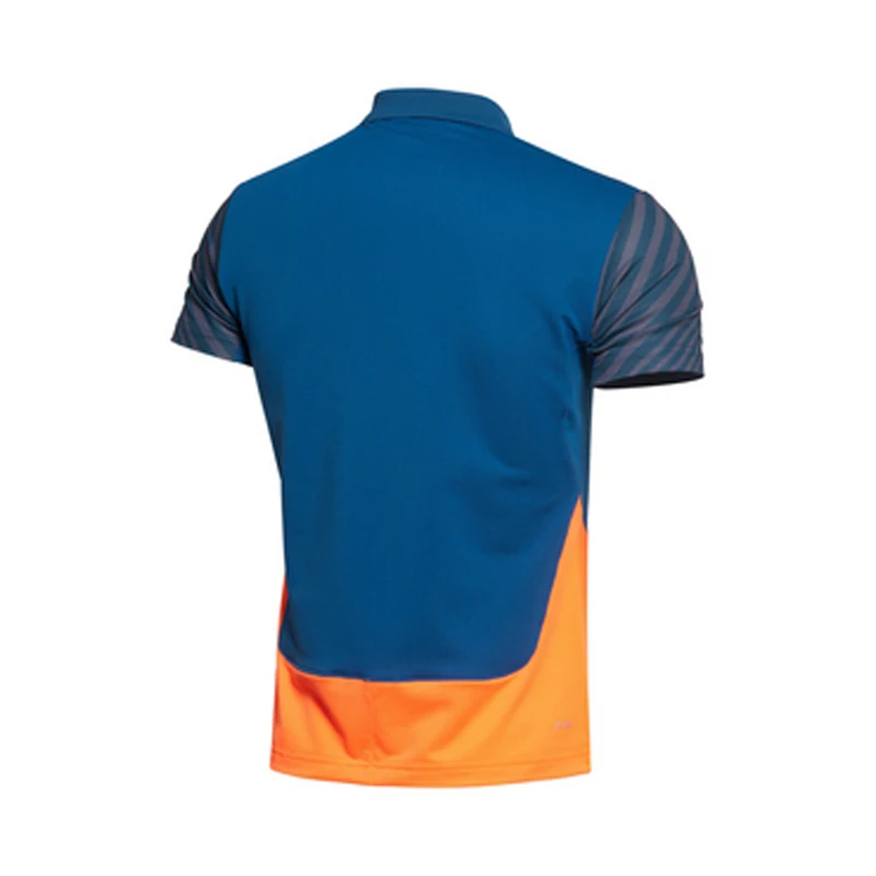 Li-Ning Мужская футболка для бадминтона быстросохнущая дышащая Гибкая Спортивная