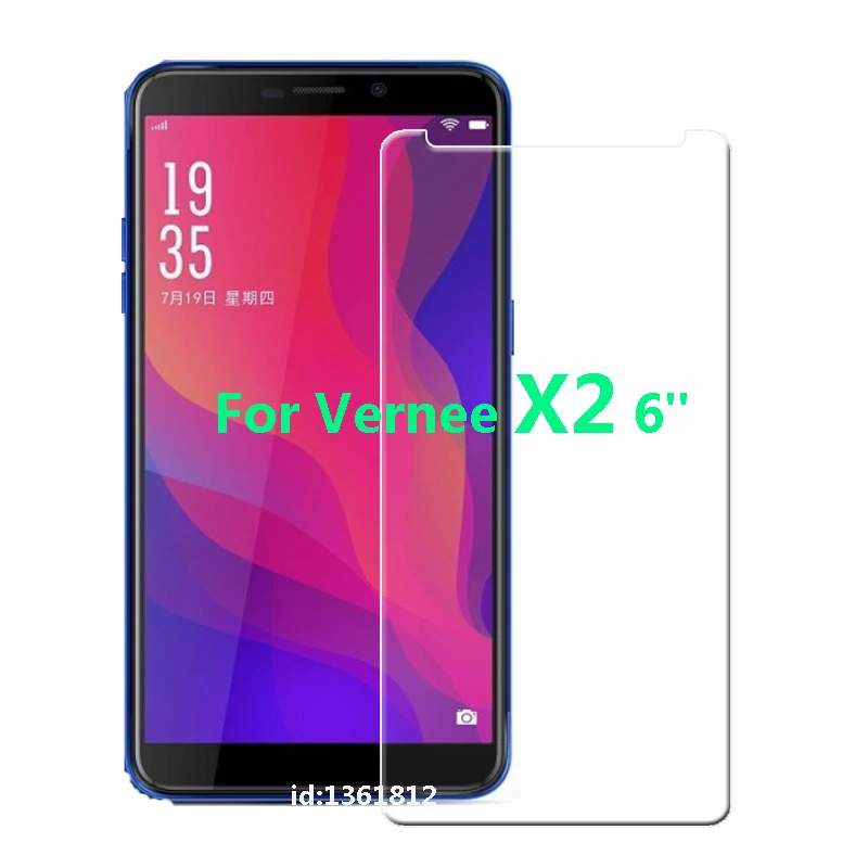 Vernee X2 Turbo закаленное стекло для X 2 защиты экрана прозрачная пленка телефона 6
