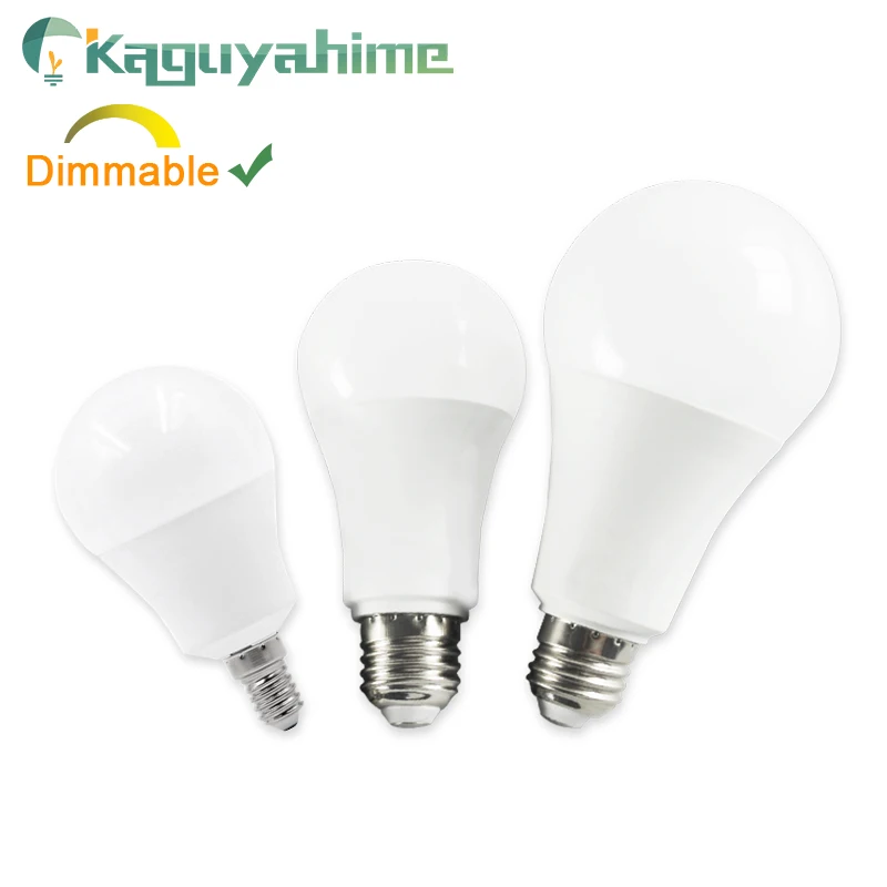 Kaguyahime 1 шт./5 шт. 3 Вт ~ 18 E27 светодиодный светильник E14 лампы 220 V 240 затемнения шарик