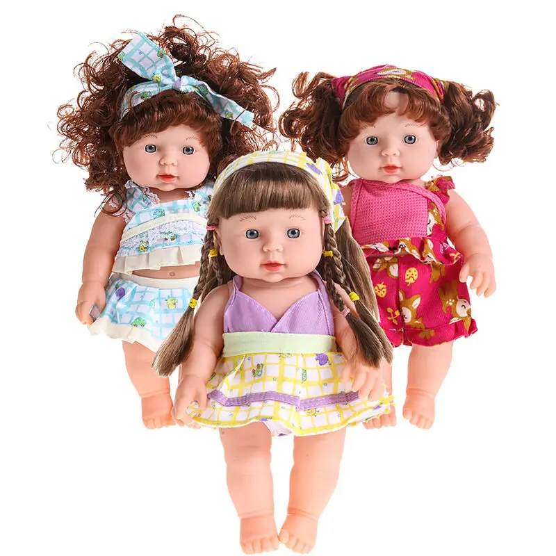 Baby Kids Reborn Doll мягкий винил силикон реалистичный звук смех плач детская игрушка для