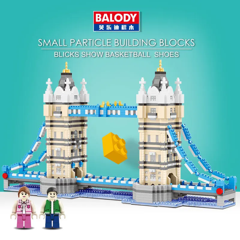 Архитектура Алмазная вышивка здание нано блоки игрушка съезда Эйфелева башня