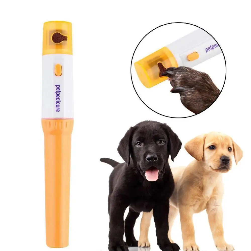 Электрический Безболезненно Pet nail clipper Собаки Кошки лапа ногтей триммер Cut