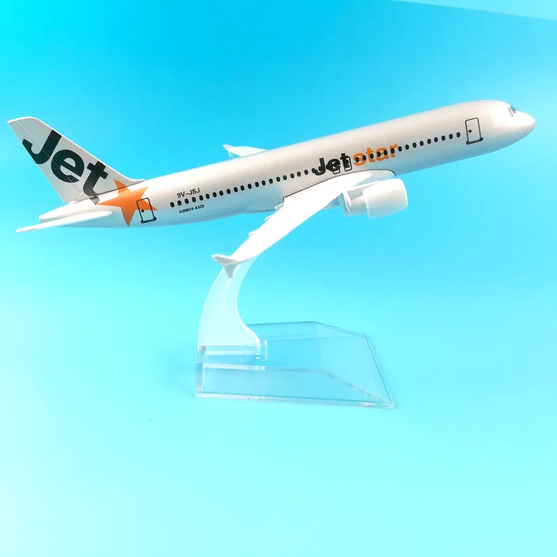 Бесплатная доставка модель самолета из металлического сплава 16 см A320JETSTAR Airlines