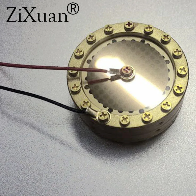 34mm high quality pure gold coated capacitive recording studio microphone large diaphragm head |