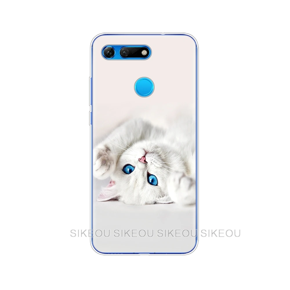 Чехол для Huawei Honor View 20 V20 мягкий силиконовый чехол Coqa милый мультяшный принт
