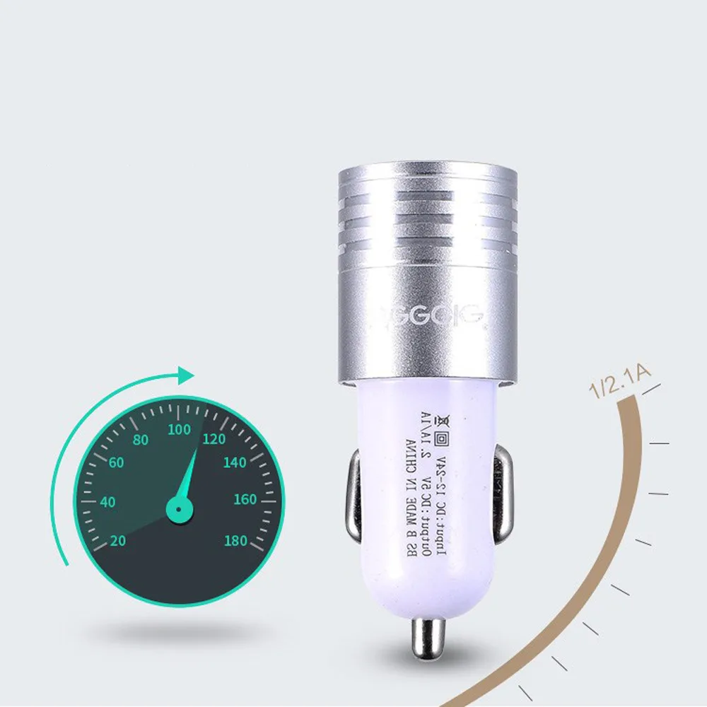 VECLE автомобильный двойной USB порт 3 1 а портативный адаптер питания для быстрой