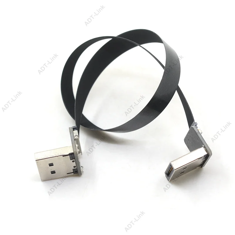 FPV DisplayPort кабель 4 K 60Hz DP 1 2 версия шнур 90 градусов адаптер 5 см 100 FPC лента плоский шаг