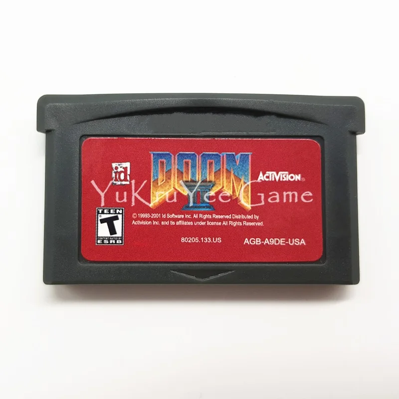 Doom 2 US Doom серии видеоигры карты памяти картридж для 32 бит консоли аксессуары английский язык - Цвет: Doom 2 US