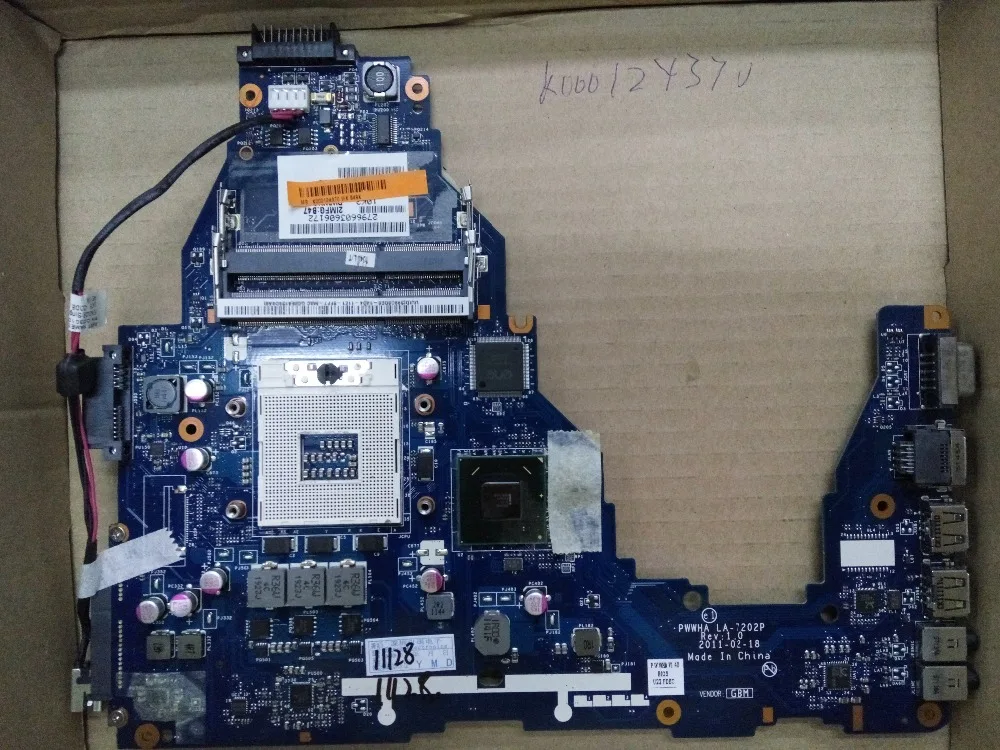 K000124370 C660 C665 LA 7202P Подключение платы к материнской плате полное тестирование круга