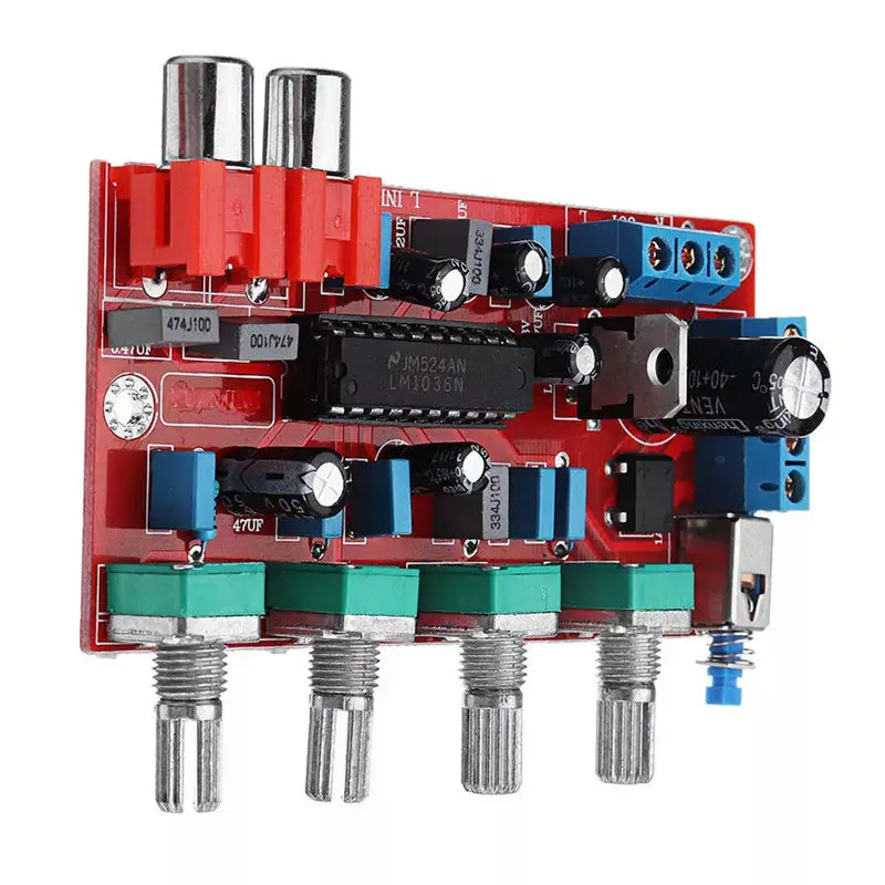 Lm1036 Op AMP HIFI усилитель предусилитель громкость тон Eq плата управления для
