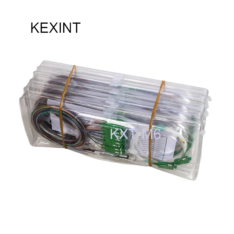 Волоконно-оптический ПЛК-разветвитель KEXINT устройство 1*8 0 9 SC/APC неизолированный