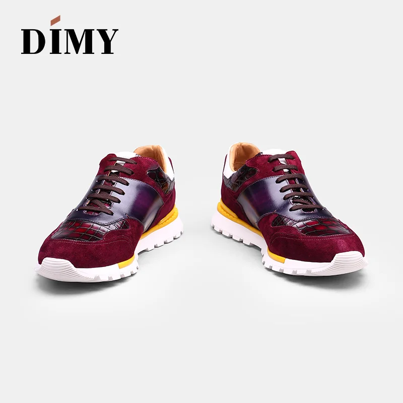 DIMY/мужская кожаная обувь ручной работы под заказ модельные повседневные туфли