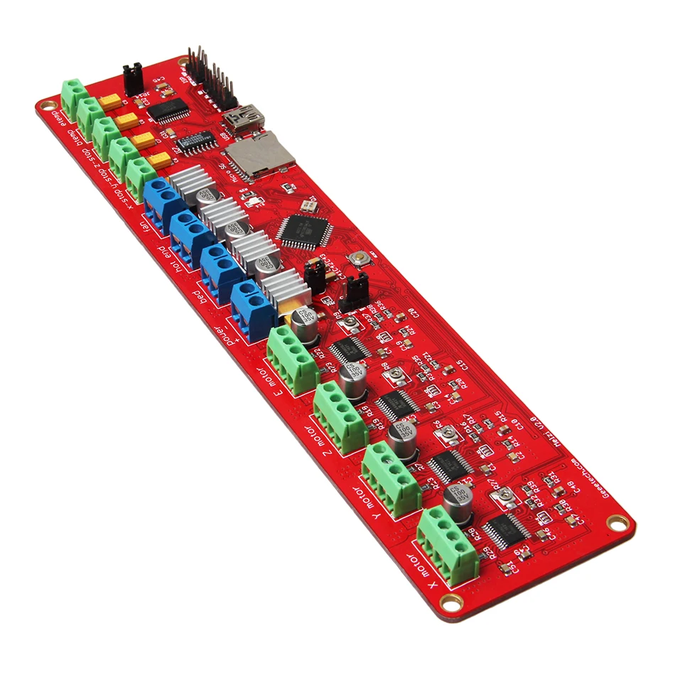 Точный! Geeetech Reprap 3D принтер плата управления 12 В Melzi V2.0 ATMEGA1284P 4 A4988 для Arduino|printer mutoh|usb