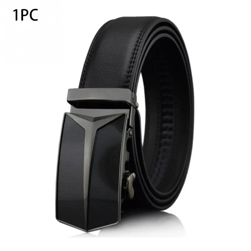 Для мужчин прочной кожи пояс регулируется против царапин мужской автоматический