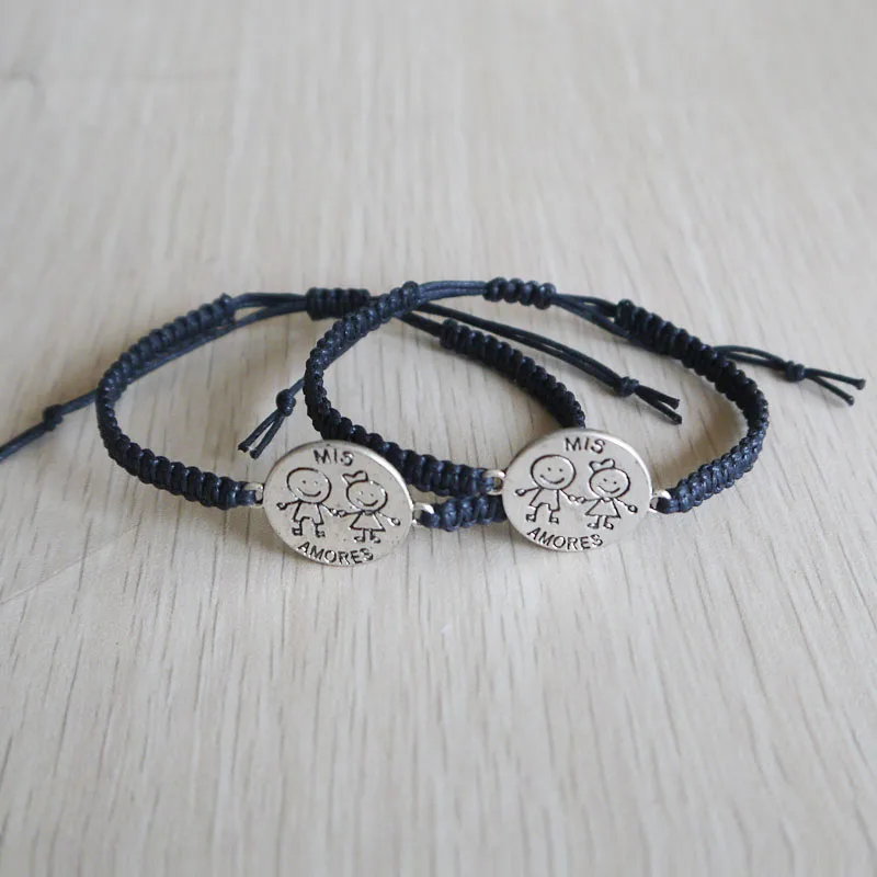 Новинка 1 пара браслетов для влюбленных его и ее подарки друзей Подарок на