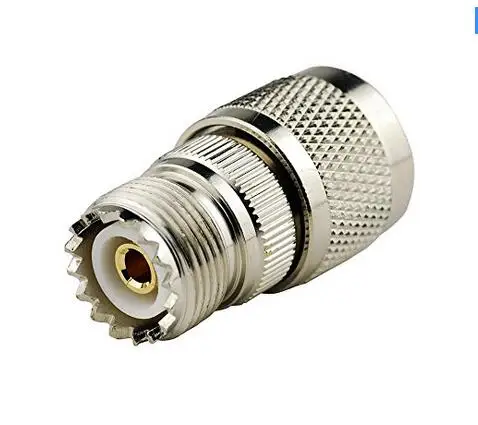 РЧ коаксиальный адаптер N папа к УВЧ гнезду SO 239 SO239 разъем 1 шт|adapter coaxial|adapter femaleadapter