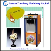 commercial ice cream making machine soft icecream machine three flavors ice cream maker machine zf