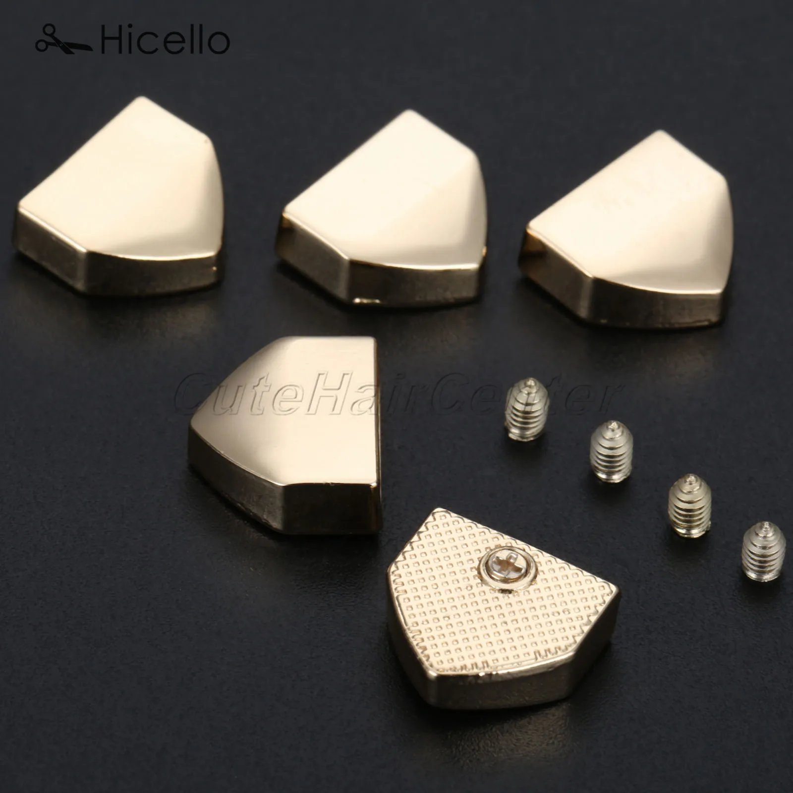 Металлический зажим на молнии 5 шт. украшение для конца винтов сумок застежка